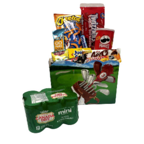 Golfing Snack Pack with Drinks